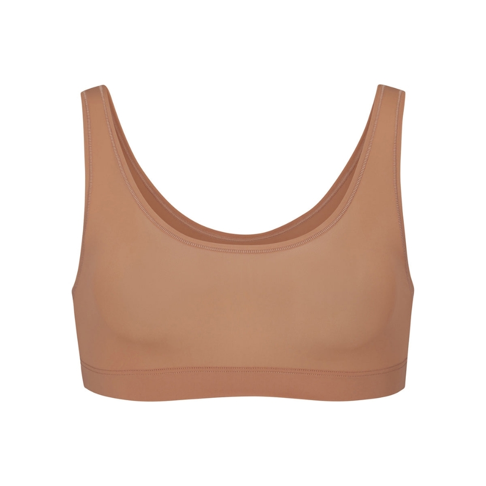 SKIMS JELLY SHEER SCOOP NECK BRALETTE